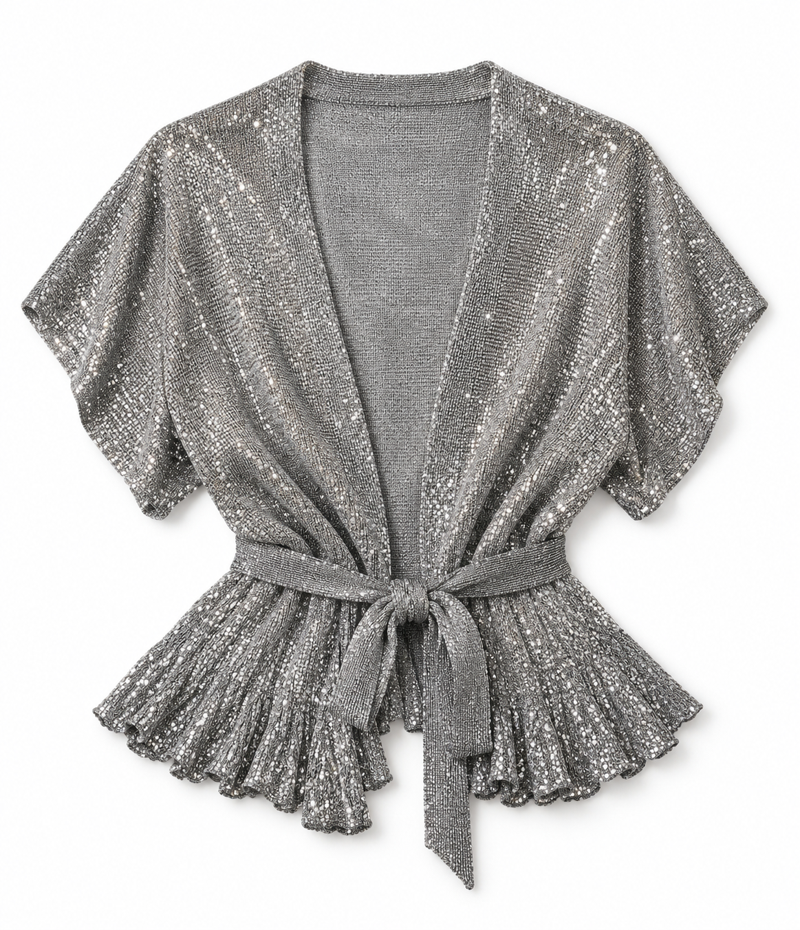 Jennifer Lopez Silver Top - Size XS