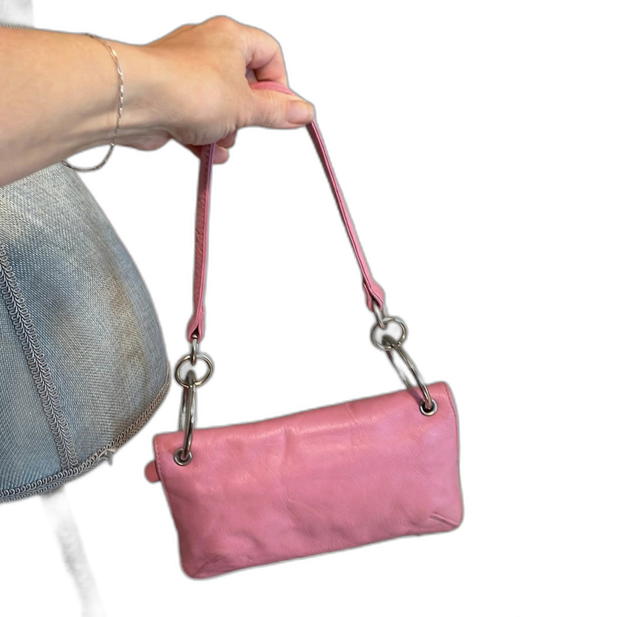 Wilsons Leather pink mini shoulder bag - view 12