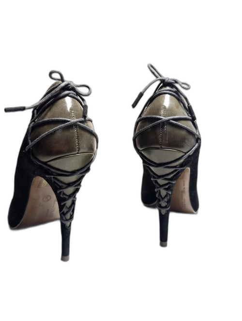 Jack's Place black suede pumps - view 1