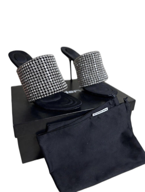 Alexander Wang black silk pumps - view 1