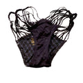 Victoria's Secret black lace bikini bottoms - back view