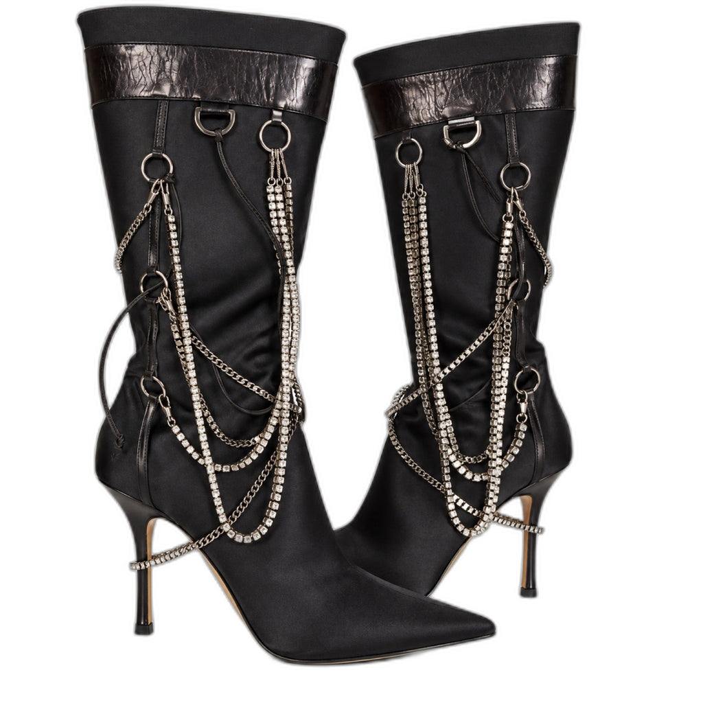 Jimmy Choo Lucia boots - pair front view