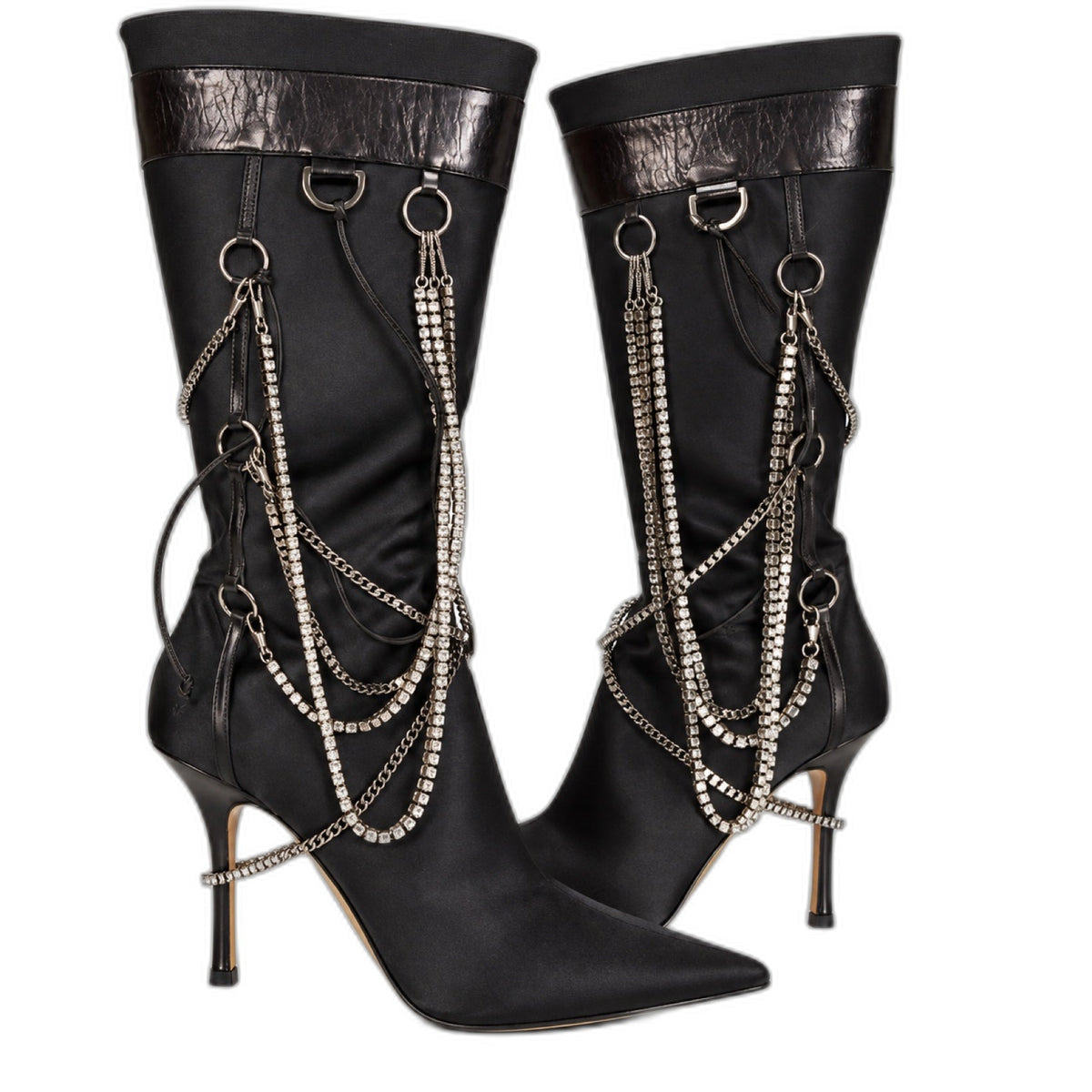 Jimmy Choo Lucia boots - pair front view