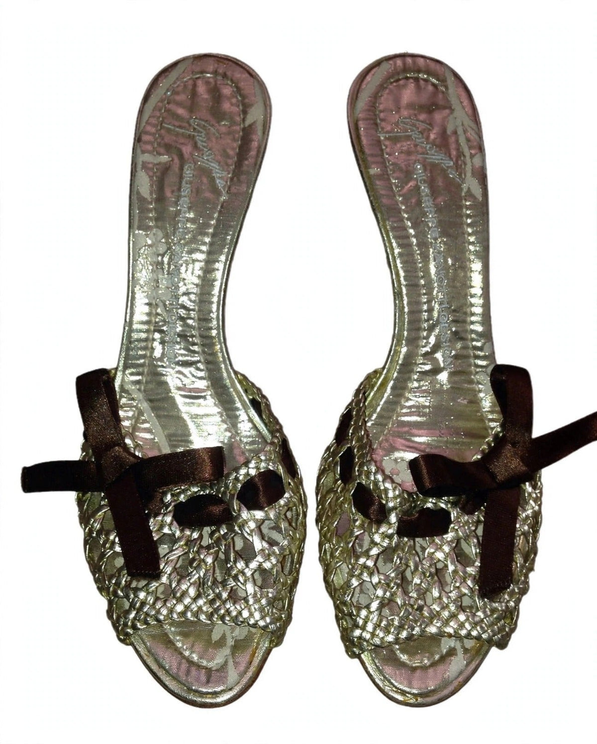 Giuseppe Zanotti gold sandals - view 1