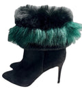 Sam Edelman Oleana faux fur stiletto ankle boots - front