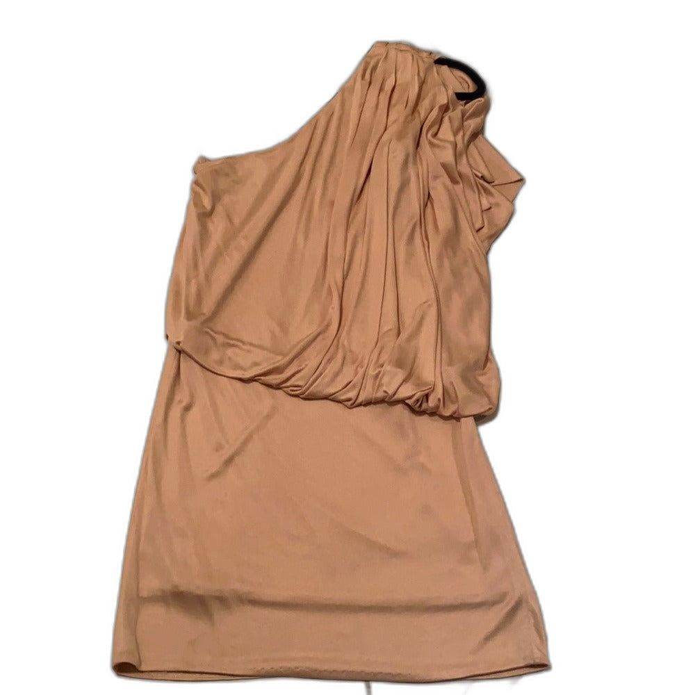 Trina Turk Nod to Mod Natalya one-shoulder dress in blush pink - view 2