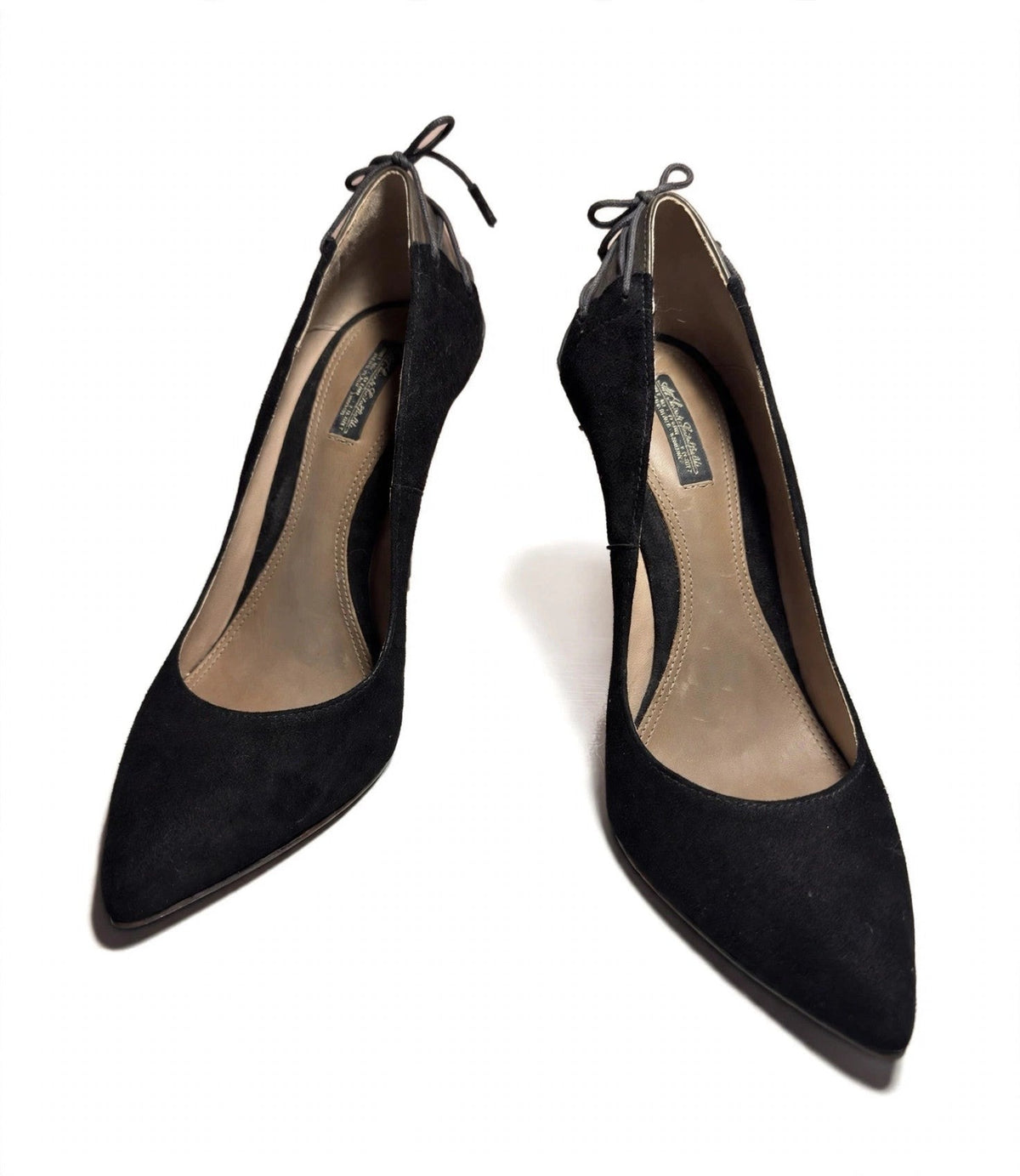 Jack's Place black suede pumps - view 2