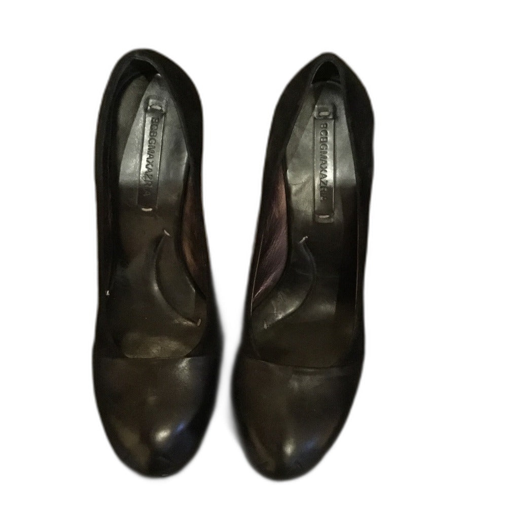 BCBGMaxAzria black platform stiletto heels - view 2