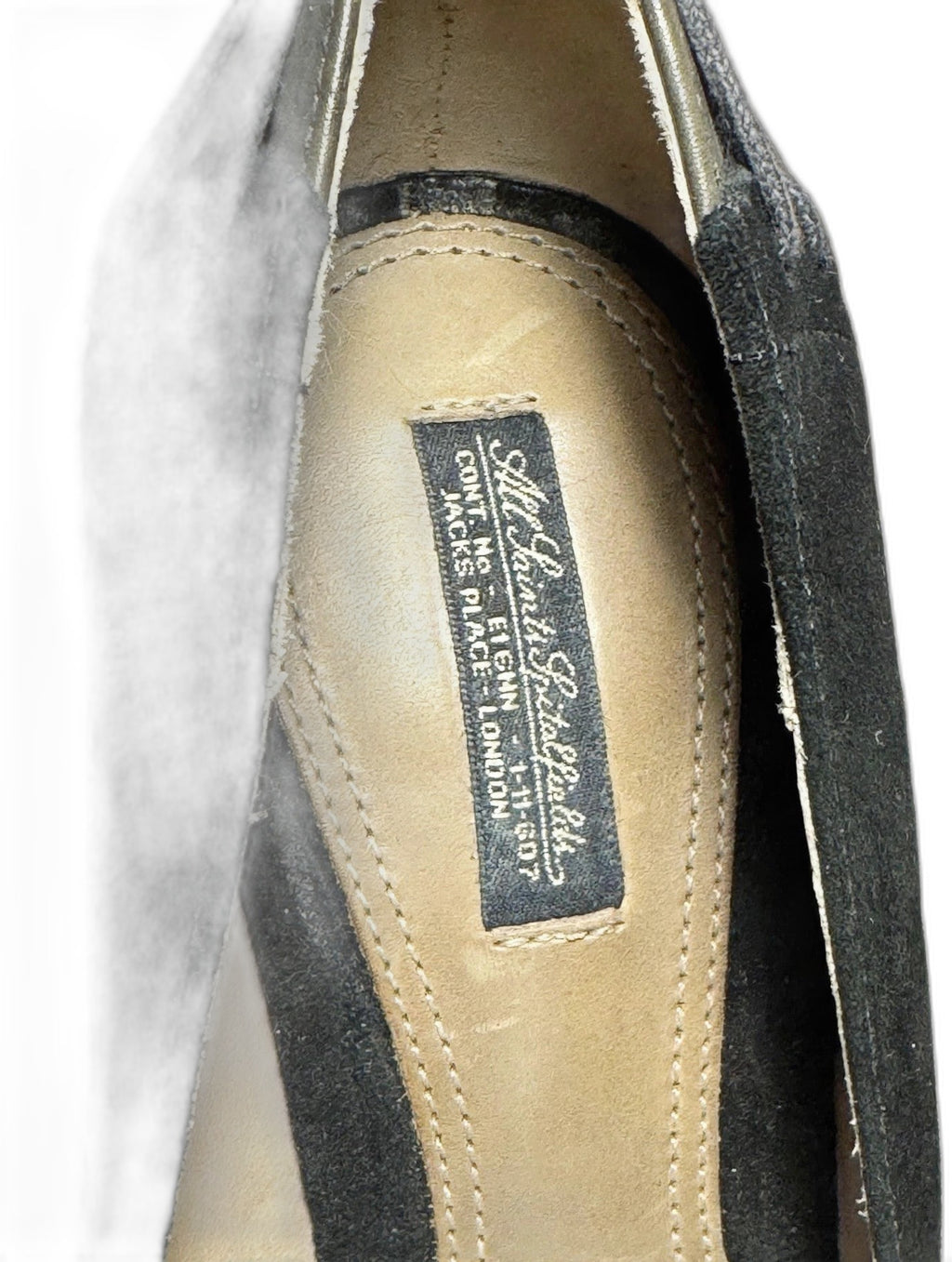 Jack's Place black suede pumps - view 3