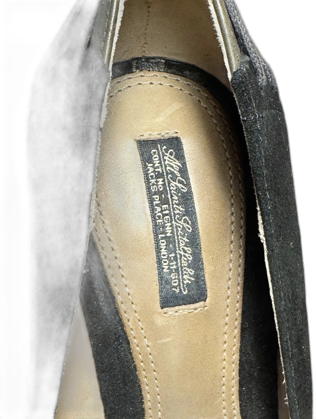 Jack's Place black suede pumps - view 3