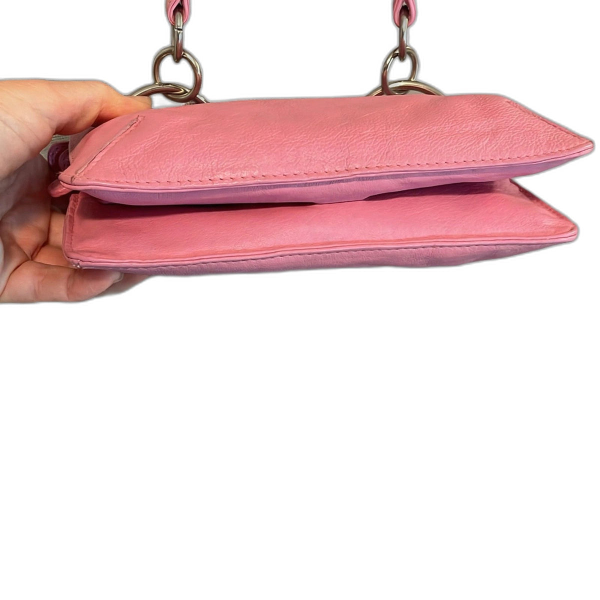 Wilsons Leather pink mini shoulder bag - view 3