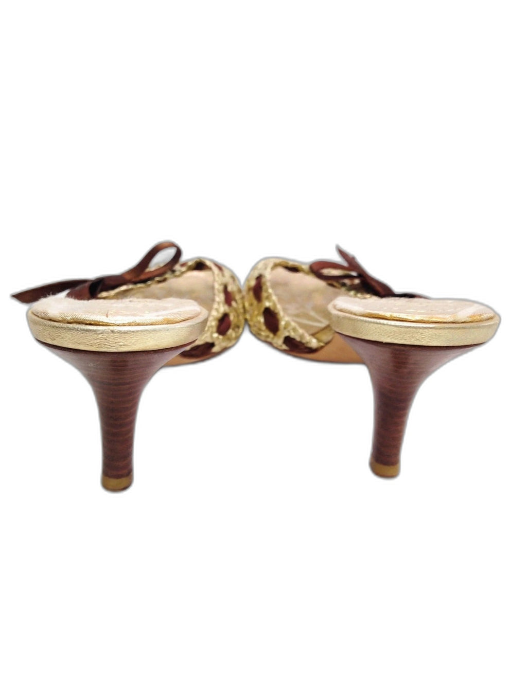 Giuseppe Zanotti gold sandals - view 3