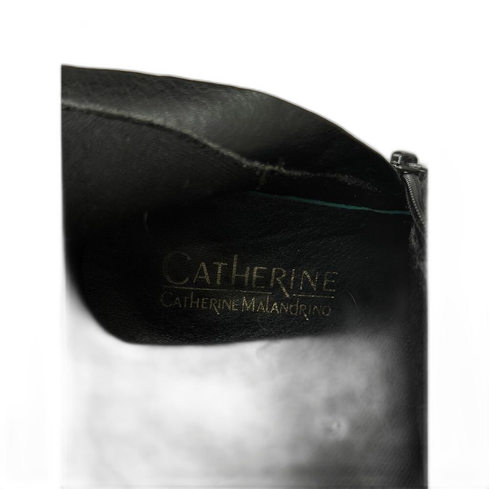 Catherine Malandrino black faux fur knee-high boots - view 5