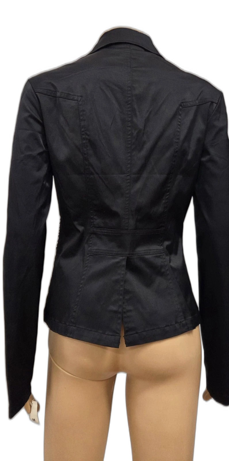 Vintage Odds in Evens black snap-front jacket blazer - view 5