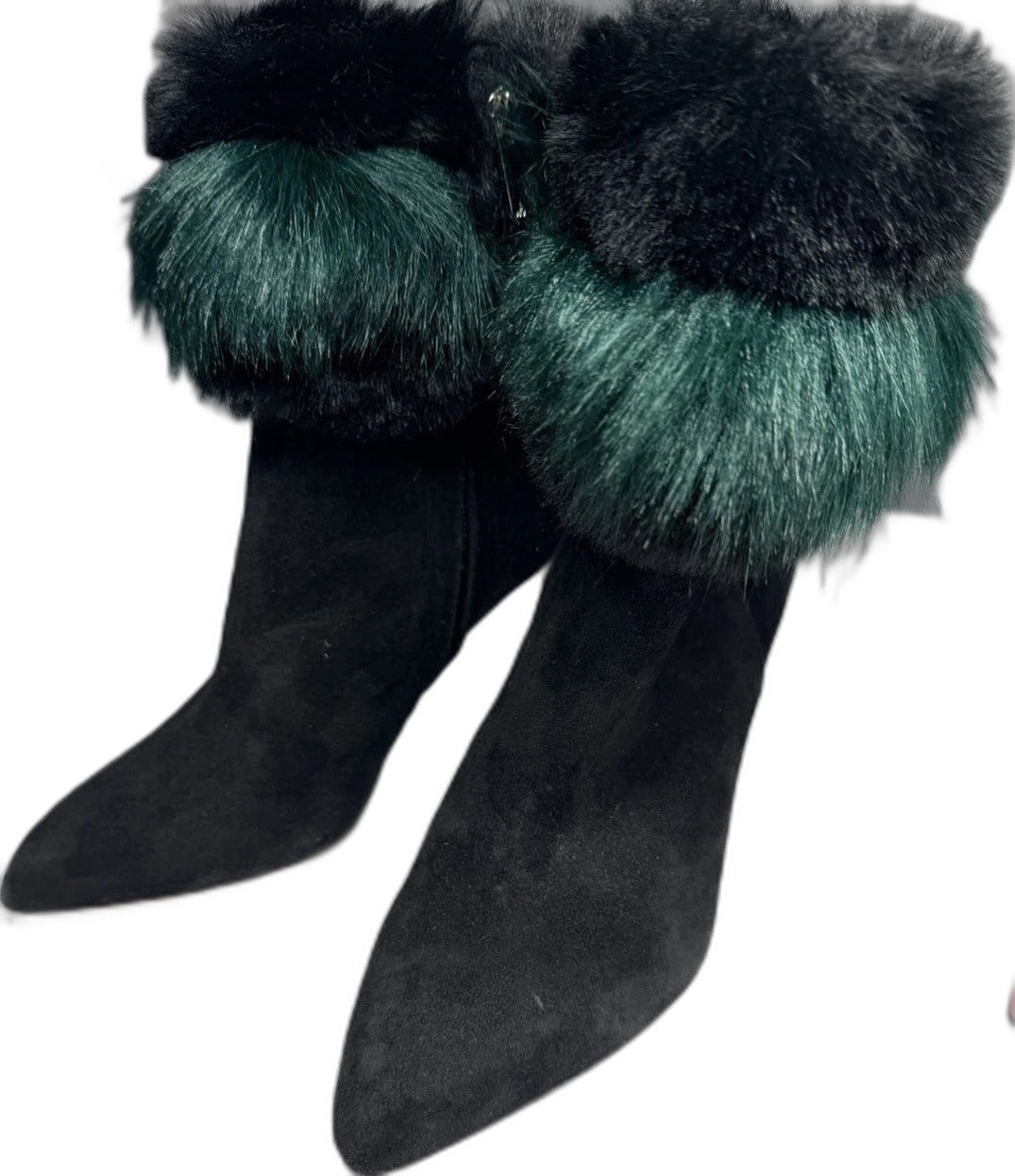 Sam Edelman Oleana faux fur stiletto ankle boots - view 6