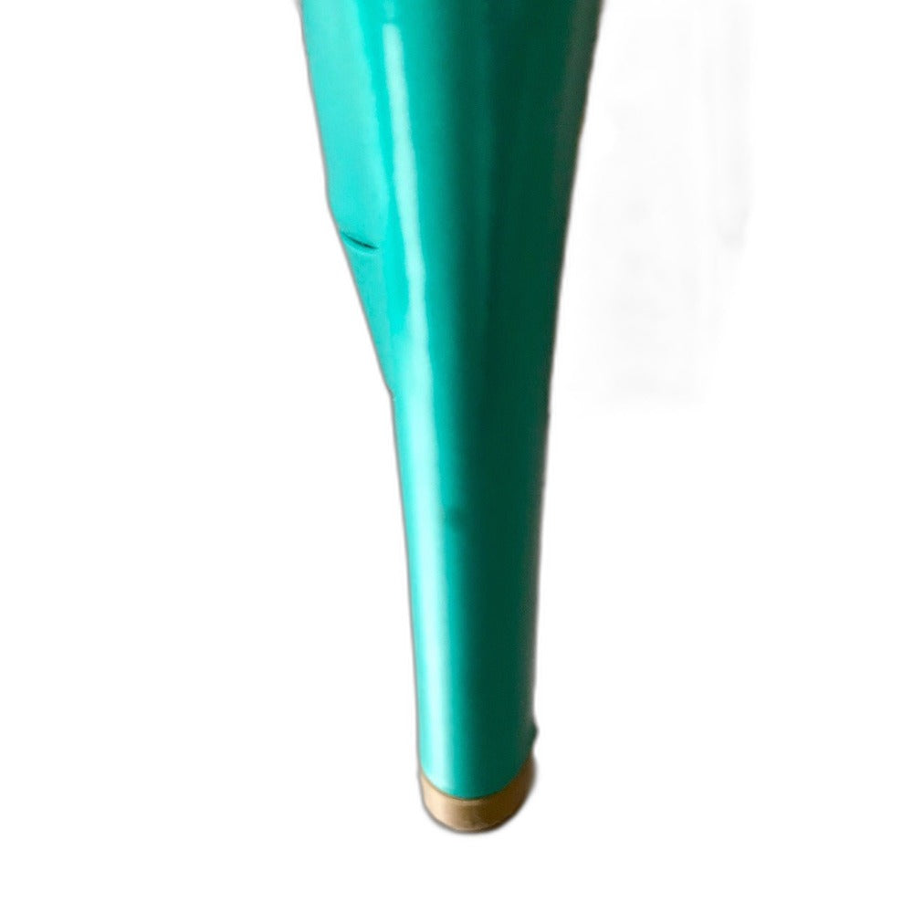 Sergio Rossi turquoise patent leather platform pumps - view 7