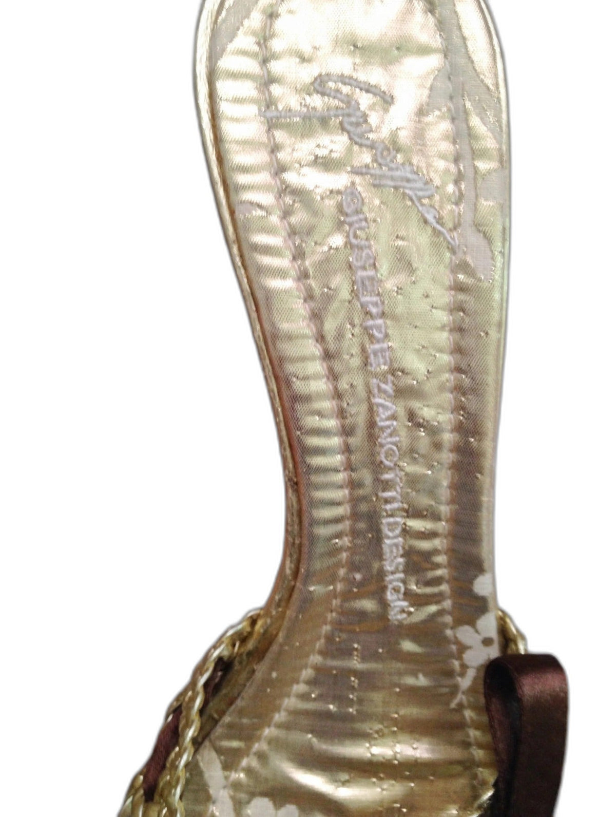 Giuseppe Zanotti gold sandals - view 7