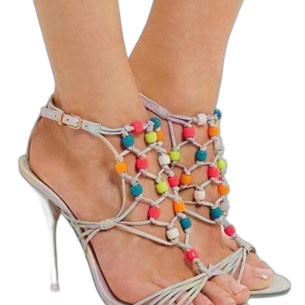 Sophia Webster colorful beaded sandals size 35 - view 8